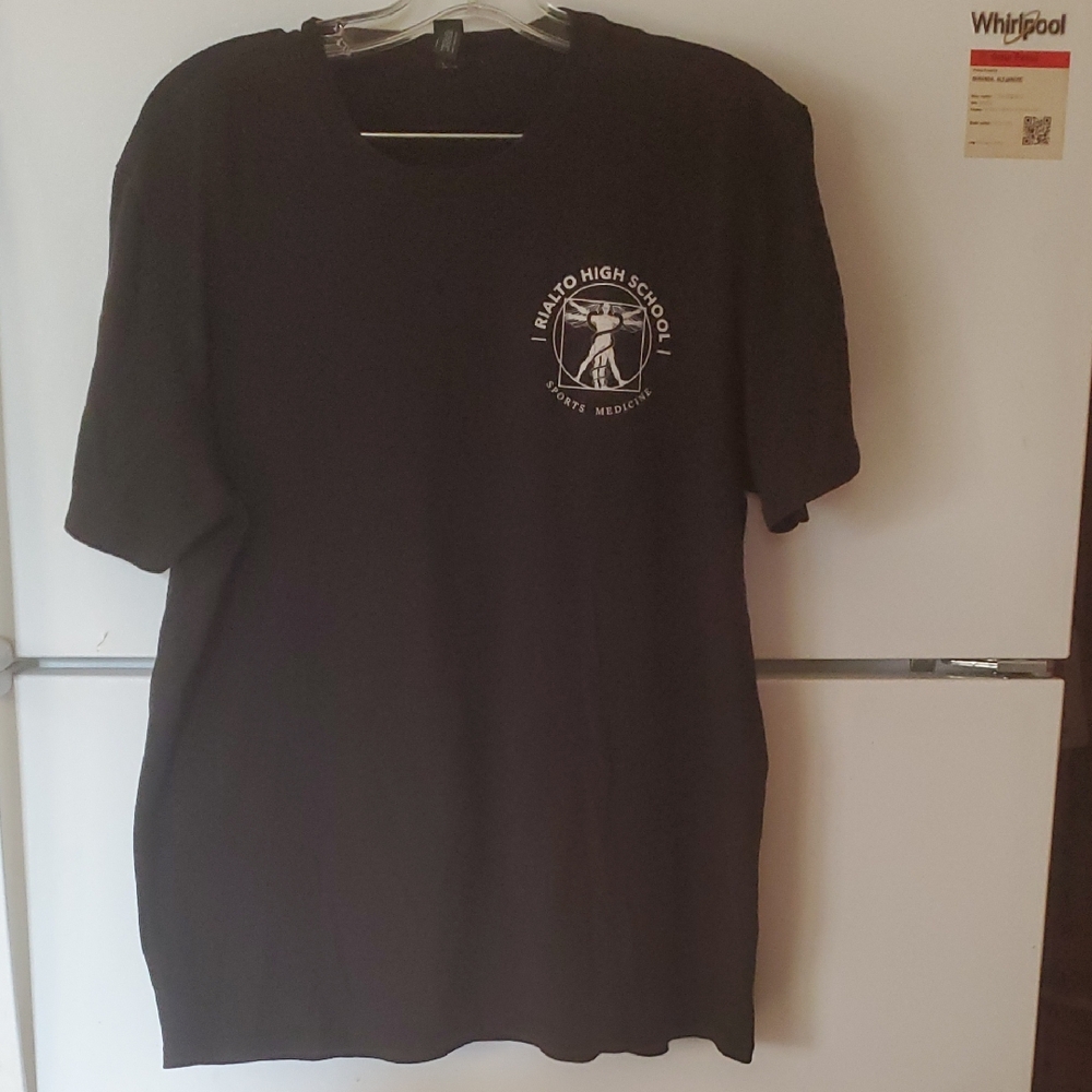 RIALTO HIGH SCHOOL Black T-Shirt Size L/G